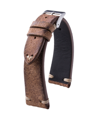 Vintage strap - Leather watch strap - Calf (black, brown, blue, red) Découvrez la collection