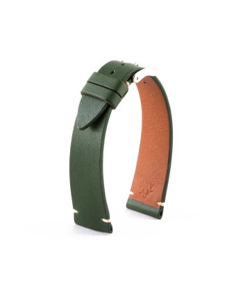 ​"Retro" watch band - Premium quality barenia type calf leather strap (black, brown, kaki, red, green) ouvre sa boutique