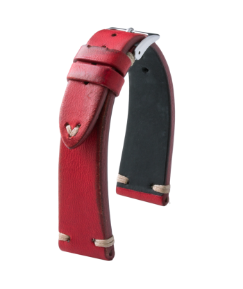 Vintage strap - Leather watch strap - Calf (black, brown, blue, red) Découvrez la collection