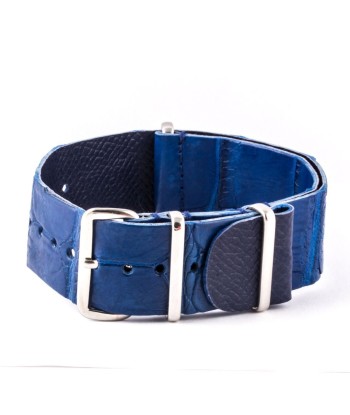 ​Leather Wild nato strap - Wild alligator / crocodile (black, brown, grey, blue, red, orange, green, orange, pink...) 50% de réduction en Octobre 2024