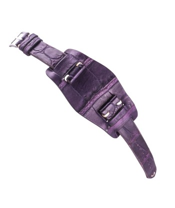 ​Bund vintage strap - Leather watch strap - Alligator (black, brown, green, kaki, purple) du meilleur 