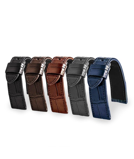 ​Panerai Luminor - Leather watchband - Alligator (black, brown, grey, blue) Par le système avancé 