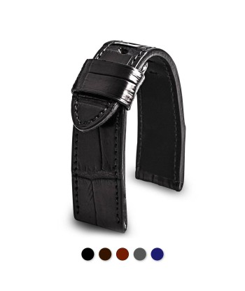 ​Panerai Luminor - Leather watchband - Alligator (black, brown, grey, blue) Par le système avancé 