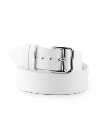 Hermès style ornamental strap - Grained calf (black, brown, white, red...) Les magasins à Paris