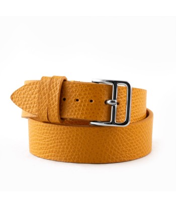 Hermès style ornamental strap - Grained calf (black, brown, white, red...) Les magasins à Paris