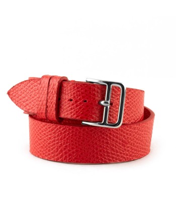 Hermès style ornamental strap - Grained calf (black, brown, white, red...) Les magasins à Paris