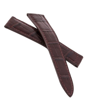 ​Cartier Tank - Leather watch strap - Alligator (black, brown, grey, blue) Paris Déstockage Promo