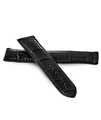 Omega - Leather watchband - Alligator (black, brown, grey, blue) paiement sécurisé