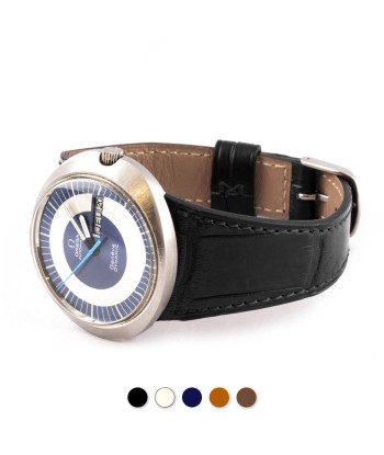 ​Omega Dynamic - Leather watch band (black, blue, brown, ecru) vous aussi creer 