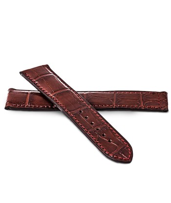 Omega - Leather watchband - Alligator (black, brown, grey, blue) paiement sécurisé