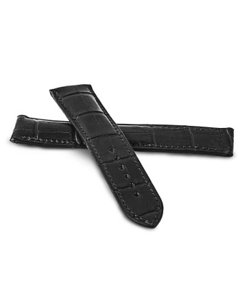 Omega - Leather watchband - Alligator (black, brown, grey, blue) paiement sécurisé