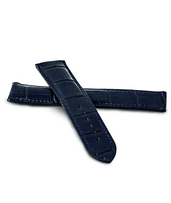 Omega - Leather watchband - Alligator (black, brown, grey, blue) paiement sécurisé