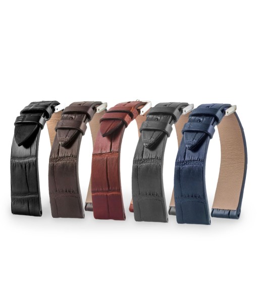 ​Jaeger Lecoultre Reverso - Leather watch band - Alligator (black, brown, grey, blue) paiement sécurisé