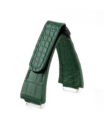 ​Richard Mille - Velcro leather watch strap - Alligator (black, brown, green, orange, grey, red) suggérées chez