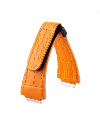 ​Richard Mille - Velcro leather watch strap - Alligator (black, brown, green, orange, grey, red) suggérées chez