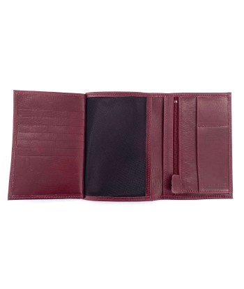 Portefeuille GM Vertical Bordeaux "Made in France" vente chaude votre 