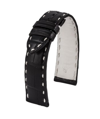 ​Leather watch band - Paddock - Alligator (black, brown) suggérées chez