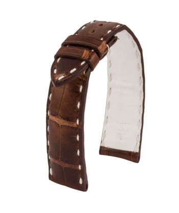 ​Leather watch band - Paddock - Alligator (black, brown) suggérées chez