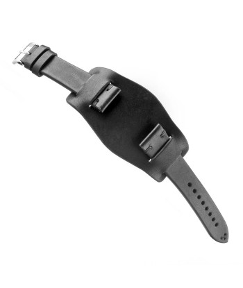 ​Bund vintage strap - Leather watch band - Calf (black, dark brown) shop