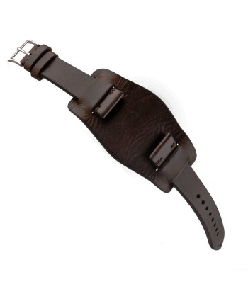 ​Bund vintage strap - Leather watch band - Calf (black, dark brown) shop