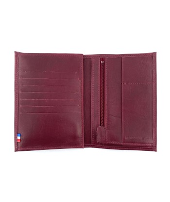 Portefeuille GM Vertical Bordeaux "Made in France" vente chaude votre 