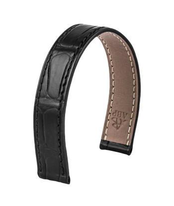 Leather watch band - Poiray - Alligator (black, brown, grey, blue) hantent personnes