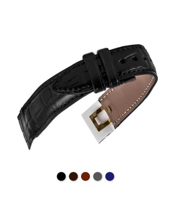 ​Open ended - Leather watch band - Alligator (black, brown, grey, blue) Comment ça marche