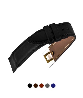 ​Open ended - Leather watch band - Box calf (black, brown, grey, blue) de votre