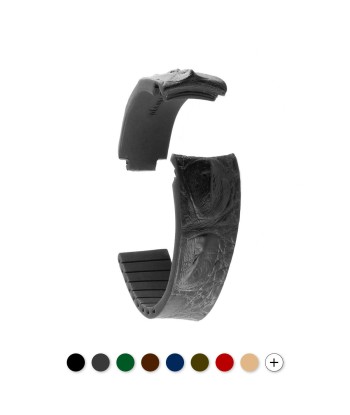 ​Rolex - R Strap leather watch band - Hornback alligator (black, brown, blue, grey, red, green...) votre restaurant rapide dans 