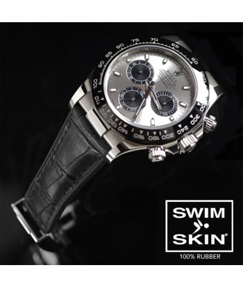 Rolex - Rubber B strap for Daytona on Oysterflex Bracelet - SwimSkin® Alligator & Ballistic​ le des métaux précieux