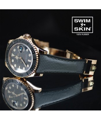 Rolex - Rubber B strap for Yachtmaster on Oysterflex Bracelet - SwimSkin® Alligator & Ballistic​ les ligaments