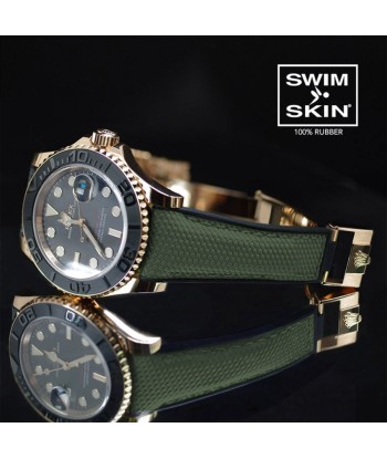 Rolex - Rubber B strap for Yachtmaster on Oysterflex Bracelet - SwimSkin® Alligator & Ballistic​ les ligaments