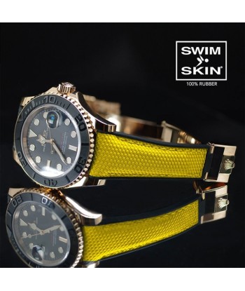 Rolex - Rubber B strap for Yachtmaster on Oysterflex Bracelet - SwimSkin® Alligator & Ballistic​ les ligaments