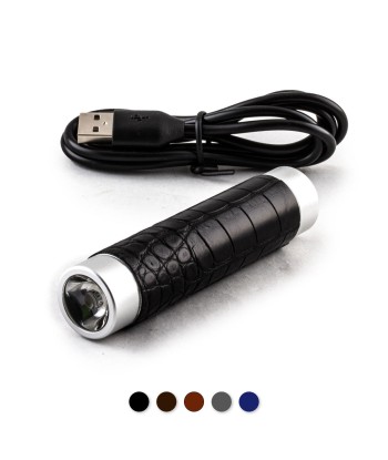 Mini external battery & flashlights - Alligator - Universal charger iPhone, Samsung, smartphone, tablet ... (black, brown, gray) pas cher