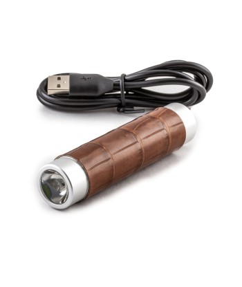 Mini external battery & flashlights - Alligator - Universal charger iPhone, Samsung, smartphone, tablet ... (black, brown, gray) pas cher