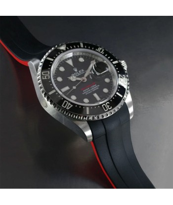 Rolex - Rubber B strap for Rolex Sea-Dweller 43mm - Glidelock Series ref. 126600 hantent personnes