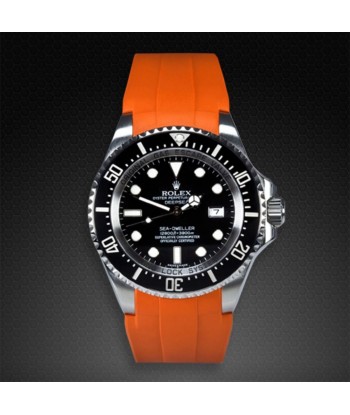 Rolex - Rubber B strap for Deepsea 116660 - Flared Tang Series la livraison gratuite