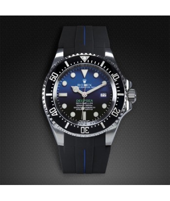 Rolex - Rubber B strap for Deepsea 116660 - Flared Tang Series la livraison gratuite