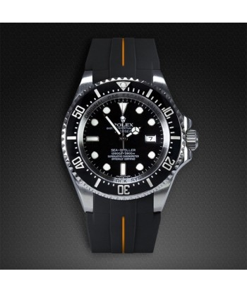 Rolex - Rubber B strap for Deepsea 116660 - Flared Tang Series la livraison gratuite