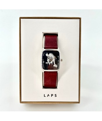 Montre LA PRESIDENT Bracelet Cuir Rouge pas cher chine