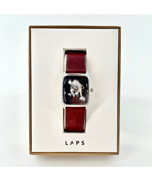 Montre LA PRESIDENT Bracelet Cuir Rouge pas cher chine