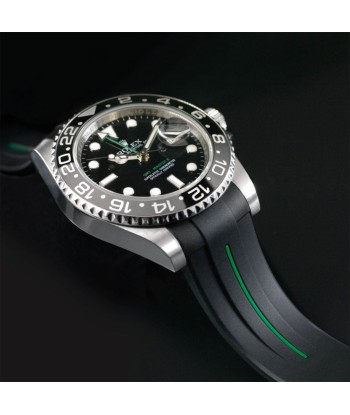 Rolex - Rubber B strap for GMT Master II CERAMIC - Tang Buckle Series Comparez et commandez 