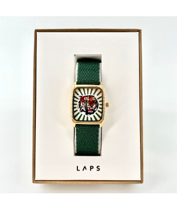 Montre BENGALLE Vert Bracelet Perlon Vert Jusqu'à 80% De Réduction