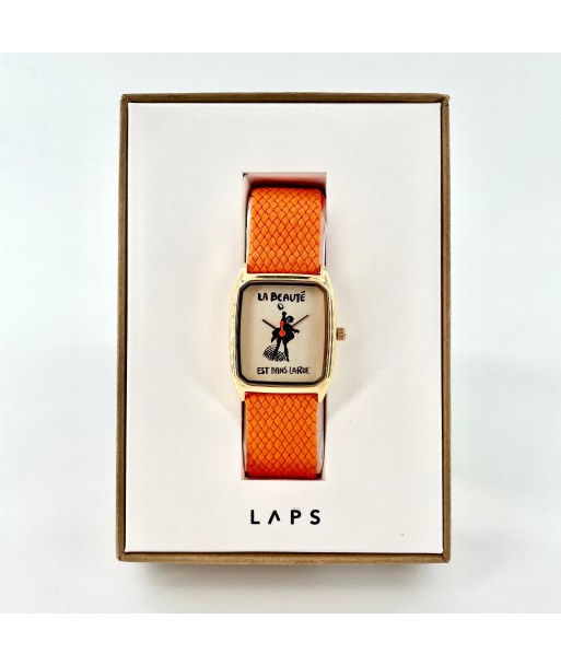 Montre MAI 68 Bracelet Perlon Orange Voir les baskets