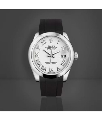 Rolex Oyster Bracelet - Rubber B strap for Oyster Perpetual / Datejust 31mm - Tang buckle series votre