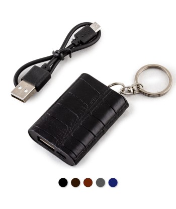 Mini Powerbank / External battery keychain - Alligator - Universal charger iPhone, Samsung, smartphone, tablet ... (black, brown, blue, gray) prix