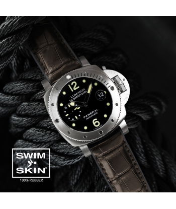 ​Panerai - Rubber B strap for Luminor Submersible 44mm - SwimSkin® store