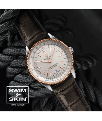 Breitling - Rubber B strap for Navitimer 41mm - SwimSkin® Amélioration de cerveau avec