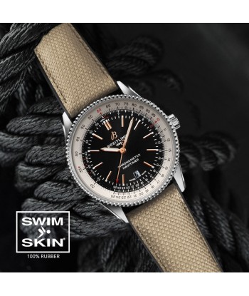 Breitling - Rubber B strap for Navitimer 41mm - SwimSkin® Amélioration de cerveau avec