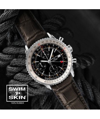 ​Breitling - Rubber B strap for Navitimer 45 & 46mm - SwimSkin® online